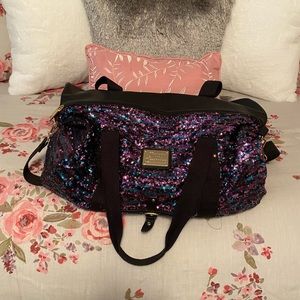 Juicy couture duffel bag with sequences